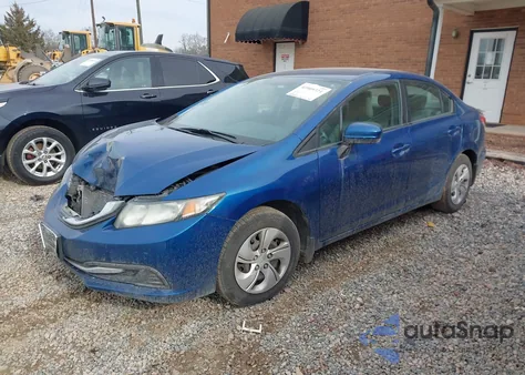 2014 Honda Civic Lx from USA, damaged, VIN 19XFB2F57EE069169